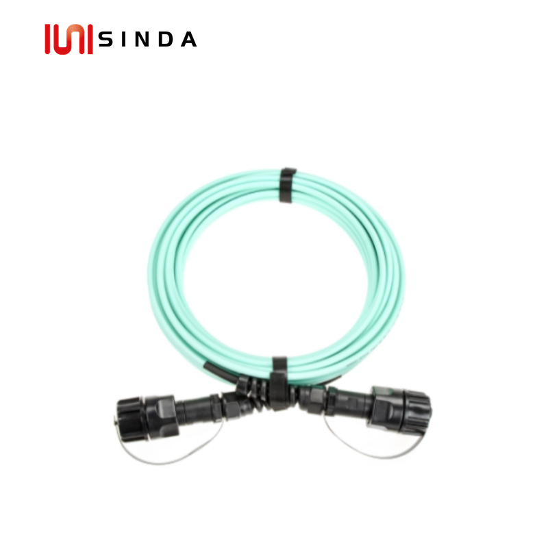 ODVA MPO/MTP IP67 fiber patch cable